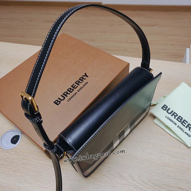 Burberry專門店新款女士肩背包 巴寶莉23秋冬款大號格紋腋下包 yxb1306